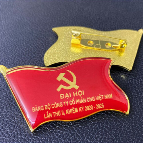 Huy hiệu hình lá cờ